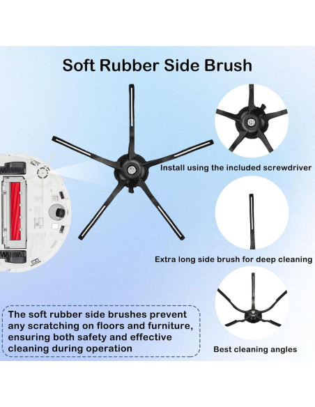 Kit de Repuestos iKuKurun para Aspiradora Roborock Q7/Q7+ Kit de Repuestos iKuKurun para Aspiradora Roborock Q7/Q7+