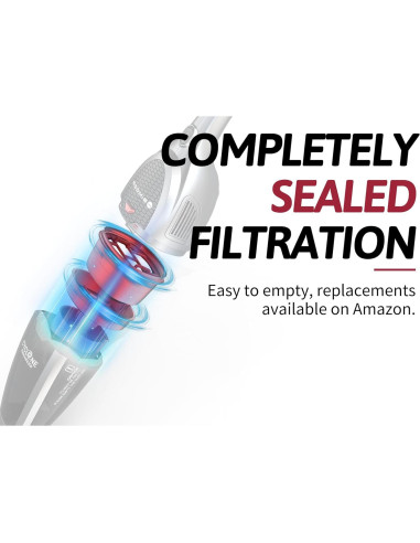 Aspiradora Inalámbrica Roomie Tec Vincent 2 en 1 2200mAh