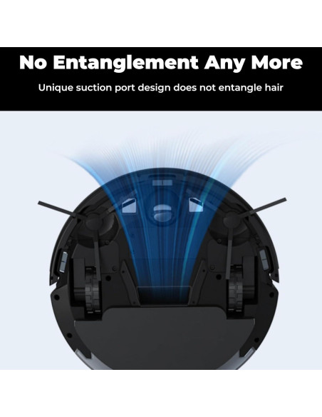 Aspiradora Robot Thamtu con Navegación Inteligente y Escoba de Goma
