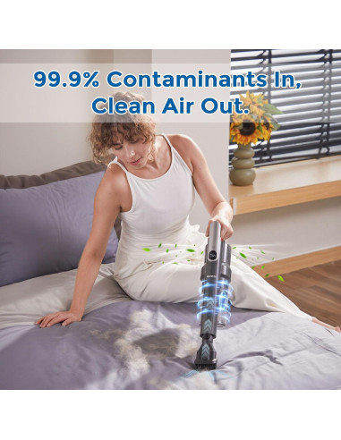 Aspiradora Inalámbrica RONEAIR V260B 0.8L para Mascotas