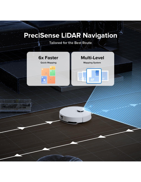 Aspiradora Robot Roborock Q10 X5+ con Mopa y Auto-Vaciado