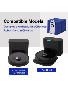 Bolsas de polvo desechables JoaSinc 4.6L para BObsweep RC400 2
