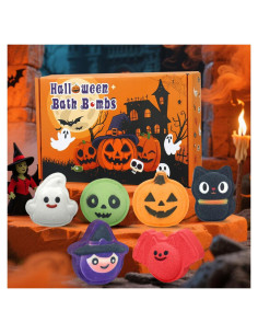 Set de 6 Bombas de Baño Halloween WARMLIFE - Hechas a Mano