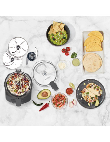 Procesador de Alimentos Cuisinart 7 Tazas Gris Ancla