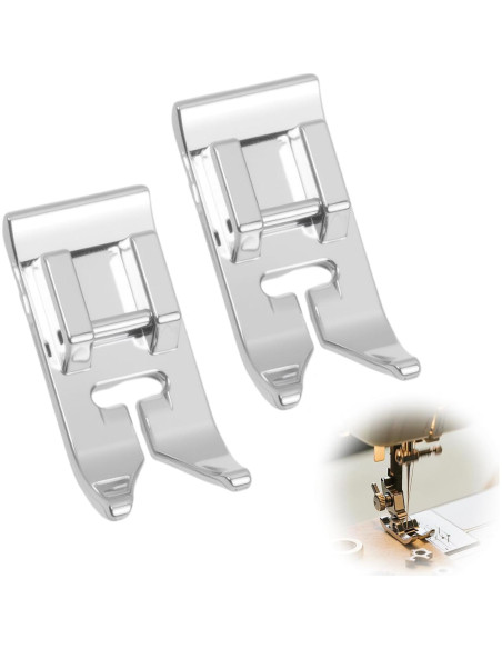 4 Pies de Máquina de Coser Tohhdov Snap-On para Puntadas