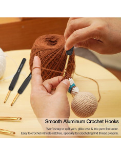 Set de Ganchos de Crochet Coopay 2.0-6.0mm Ergonomicos 2