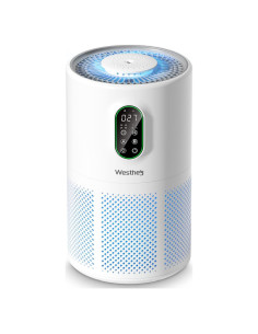 Purificador de Aire WESTHEY AP02 H13 HEPA 153 m con Luz Nocturna