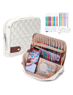 Conjunto de Ganchillos MYBAGZING 82 Piezas Estuche Aluminio