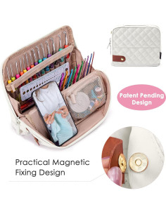 Conjunto de Ganchillos MYBAGZING 82 Piezas Estuche Aluminio 2