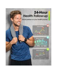 Reloj Inteligente Sanorum con Bluetooth y Monitor de Salud 2