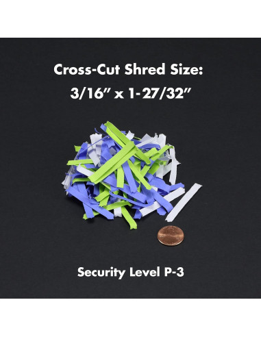 Destructora de Papel y Tarjetas Aurora AU875XZ 14L Corte en Cruz