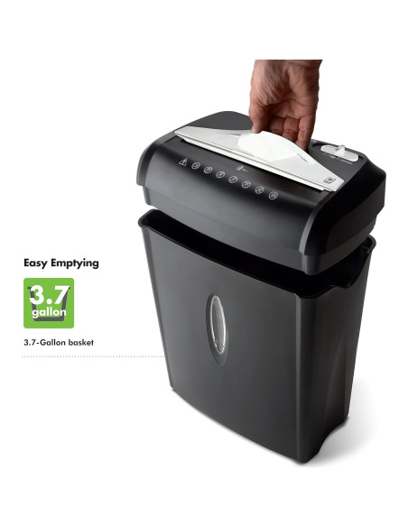 Destructora de Papel y Tarjetas Aurora AU875XZ 14L Corte en Cruz