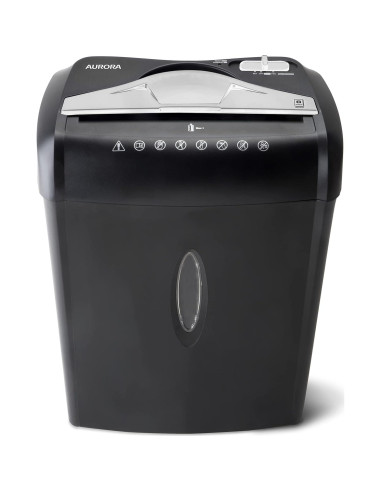 Destructora de Papel y Tarjetas Aurora AU875XZ 14L Corte en Cruz