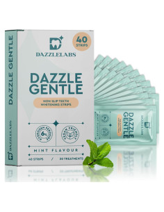 Tiras Blanqueadoras DazzleLabs 20 Unidades 6% Peróxido Menta