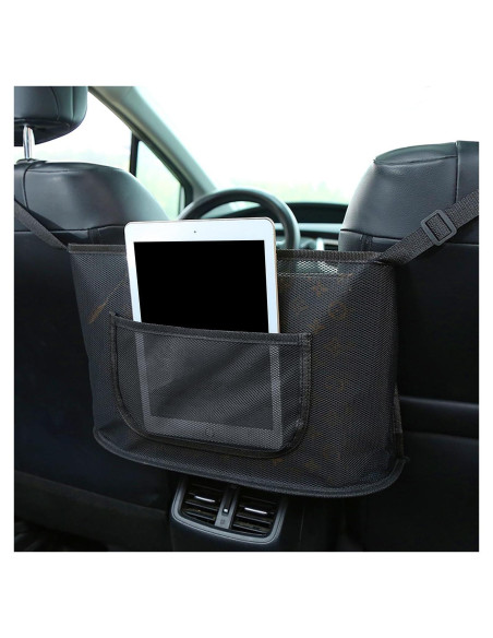 Bolsa de Red Dsoar para Automóvil entre Asientos Negro Bolsa de Red Dsoar para Automóvil entre Asientos Negro