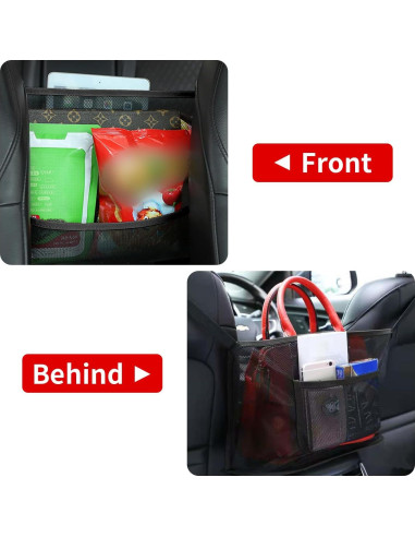 Bolsa de Red Dsoar para Automóvil entre Asientos Negro