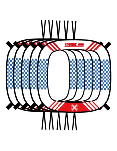 5 Puertas de Carrera FPV SWAYFOON para Drones - Coloridas