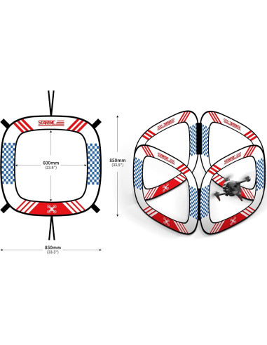 5 Puertas de Carrera FPV SWAYFOON para Drones - Coloridas
