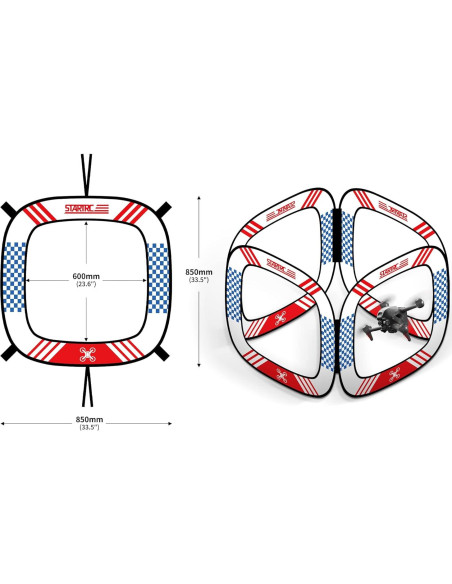 5 Puertas de Carrera FPV SWAYFOON para Drones - Coloridas