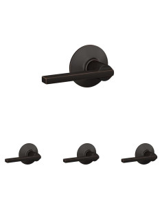 Cerradura de Paso Schlage F10 LAT 716 Bronce Envejecido - Paquete de 4