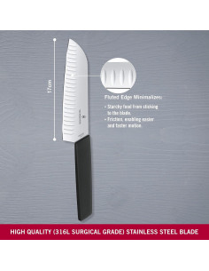 Cuchillo Santoku Victorinox Swiss Modern 17 cm Acero Inoxidable 2