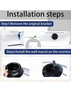 Adaptador VESA para Monitor Samsung 49" Odyssey G9 - Tfujie 2