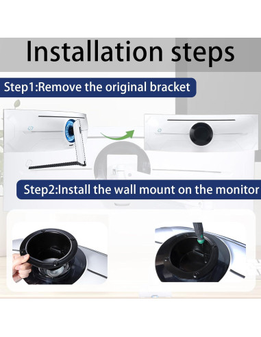 Adaptador VESA para Monitor Samsung 49" Odyssey G9 - Tfujie
