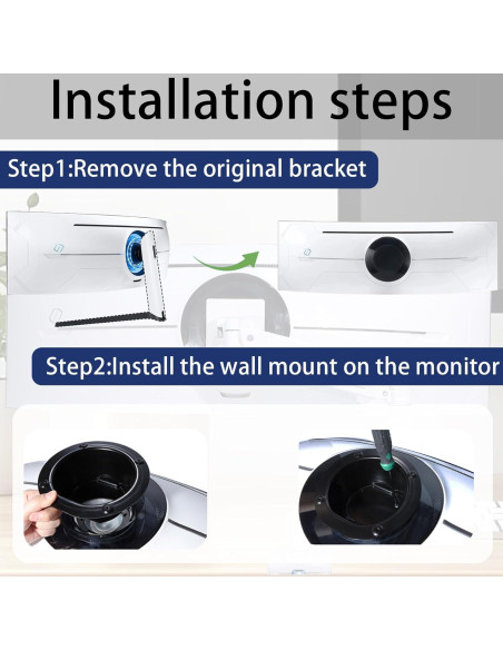Adaptador VESA para Monitor Samsung 49" Odyssey G9 - Tfujie