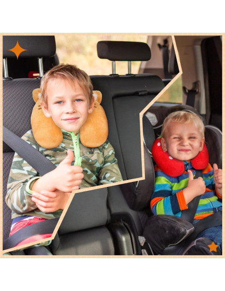 Almohadas de Viaje para Niños Maitys - 4 Piezas Animal U