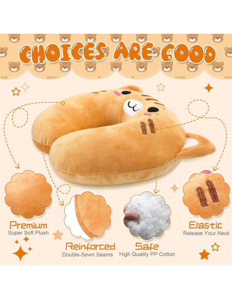 Almohadas de Viaje para Niños Maitys - 4 Piezas Animal U