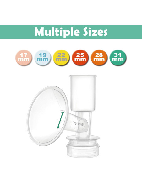 Partes de bomba Maymom para Ameda Purely Yours - Brida 25 mm