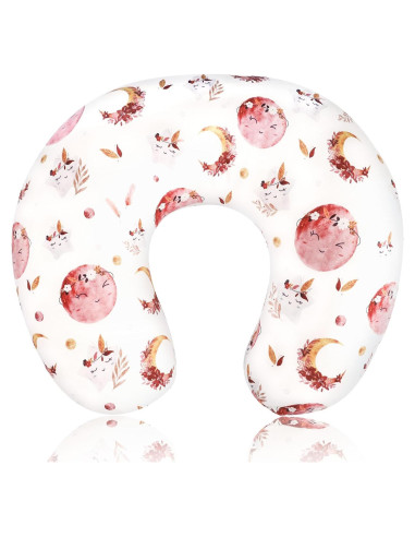 Funda de Almohada de Lactancia Jundetye Luna Estrella Suave