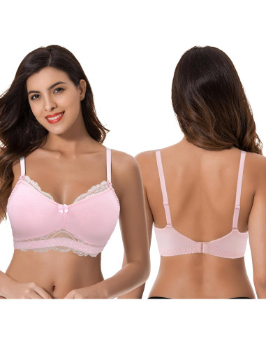 Sujetador de Lactancia Curve Muse Talla Grande Algodón 2 Pack
