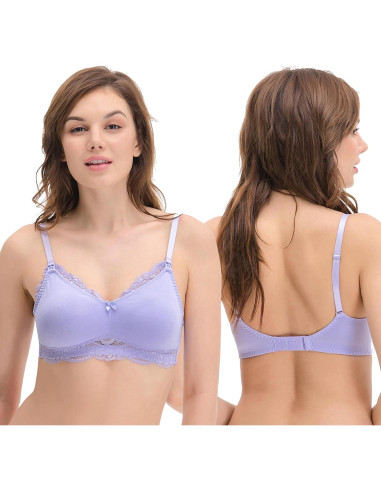 Sujetador de Lactancia Curve Muse Talla Grande Algodón 2 Pack