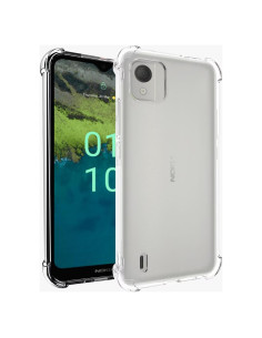 Funda de Silicona Transparente para Nokia C110 - Yerebel