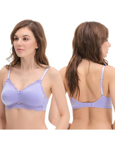 Sujetador de Lactancia Curve Muse Talla Grande Algodón 2 Pack