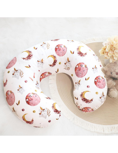 Funda de Almohada de Lactancia Jundetye Luna Estrella Suave Funda de Almohada de Lactancia Jundetye Luna Estrella Suave