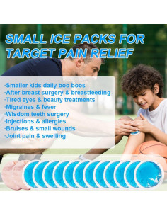 Paquete de Hielo Redondo Pequeño WOTING 10.16 cm - 12 Unidades 2