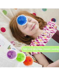 Paquete de Hielo Infantil DINGCAIDC - 8 Compresas Frías de Gel 2