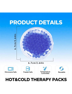 Paquete de Hielo Boo Boo para Niños - Gel Reutilizable 8 Piezas 2