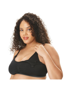 Sostenedor de Lactancia Sin Costuras Motherhood Maternity XX-Large Negro