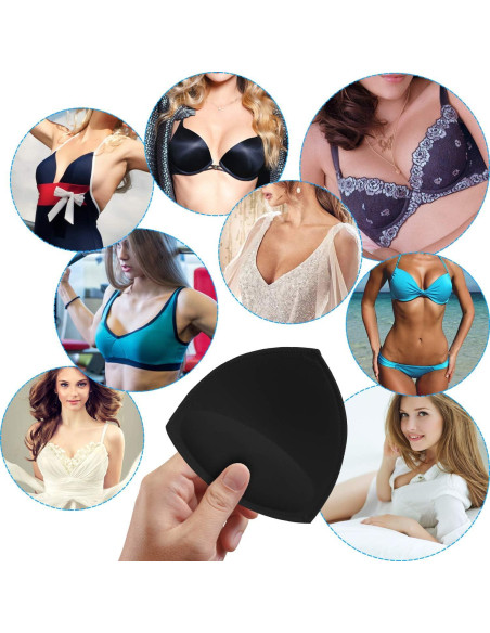 Almohadillas de Sujetador TopBine C/D para Elevación y Comodidad