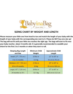 Saco de Dormir para Bebés BABYINABAG Verano 100% Algodón 3-11 Meses 2