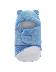 Manta de Envoltura para Bebés AiWMGL Forro Polar Invierno 0-3 Meses