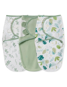 Paquete de 3 Sacos de Sueño Orgánicos SEVDO para Bebés 0-3 Meses