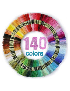 Hilo de Bordado LOVIMAG 140 Colores Algodón 8m para Manualidades
