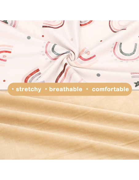 Funda Suave para Lounger de Bebé Arcoíris - 26.7x26.7 cm