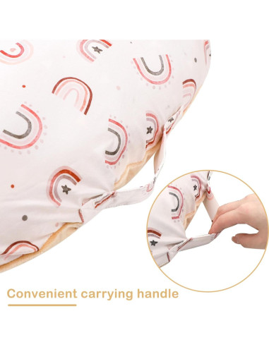 Funda Suave para Lounger de Bebé Arcoíris - 26.7x26.7 cm