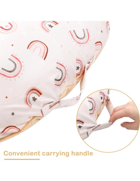 Funda Suave para Lounger de Bebé Arcoíris - 26.7x26.7 cm