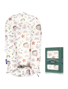 Cubierta de Reemplazo Mexxi para Nido de Bebé Hipoalergénica Estrellas y Luna